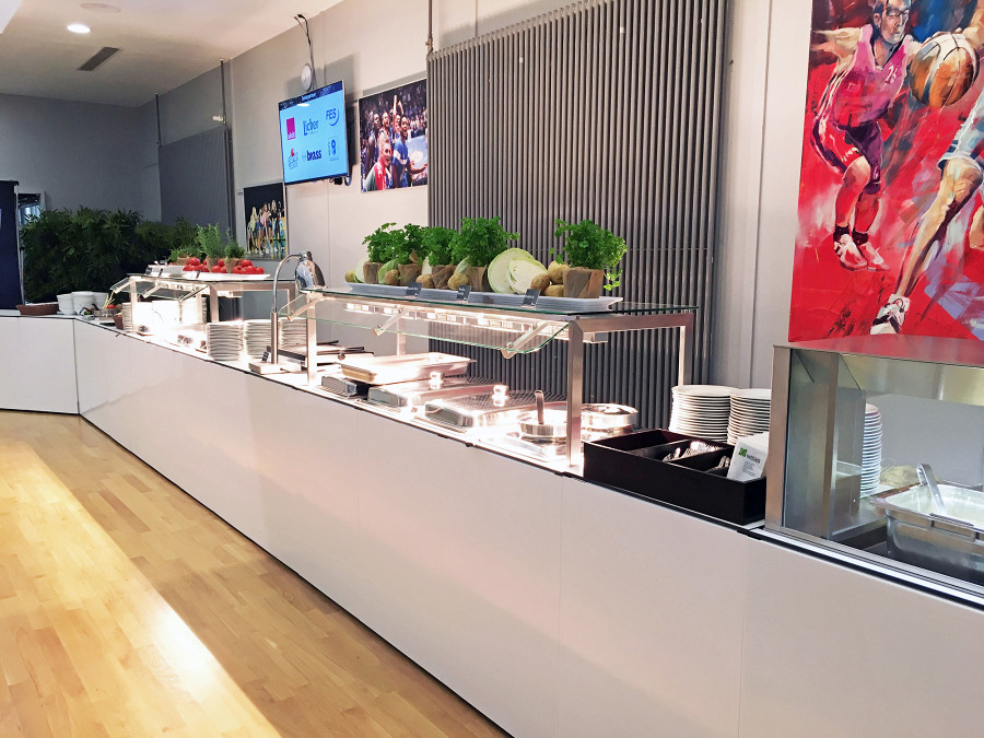 Mobile Buffetlösung für die Fraport-Arene