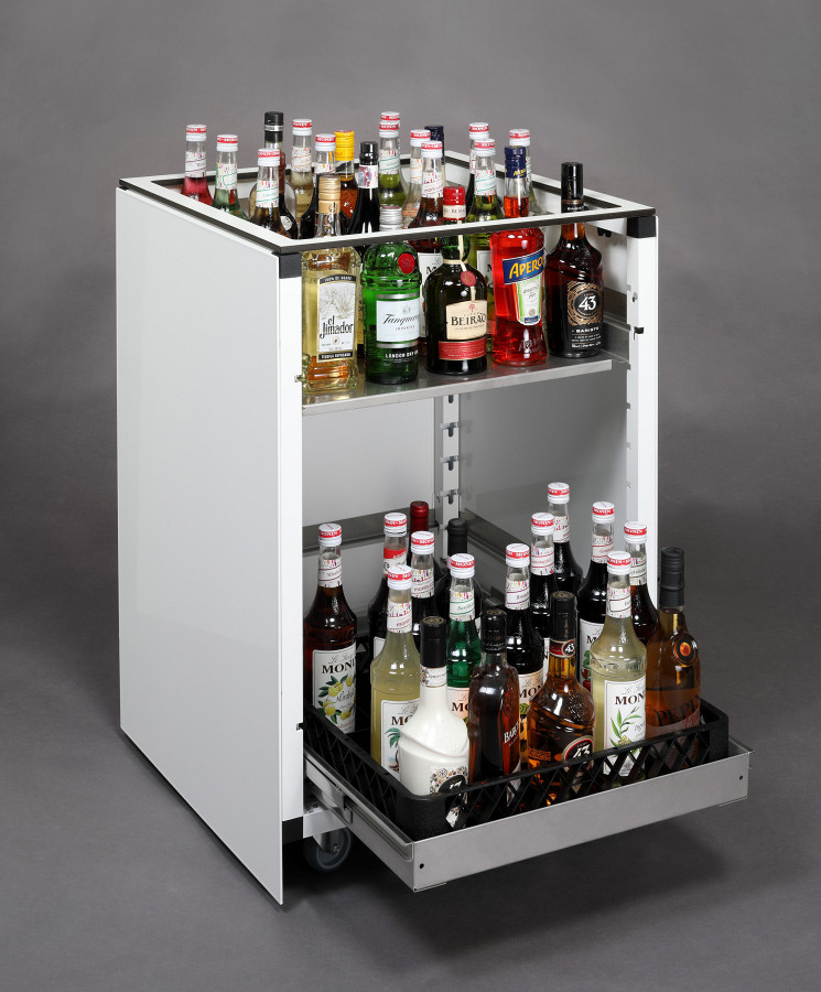rollbare Cocktail Arbeitsstation.