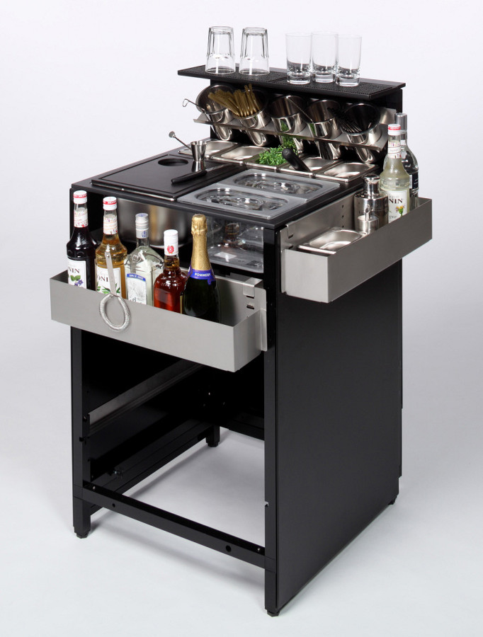 Cocktailstation für Cocktailkurse.